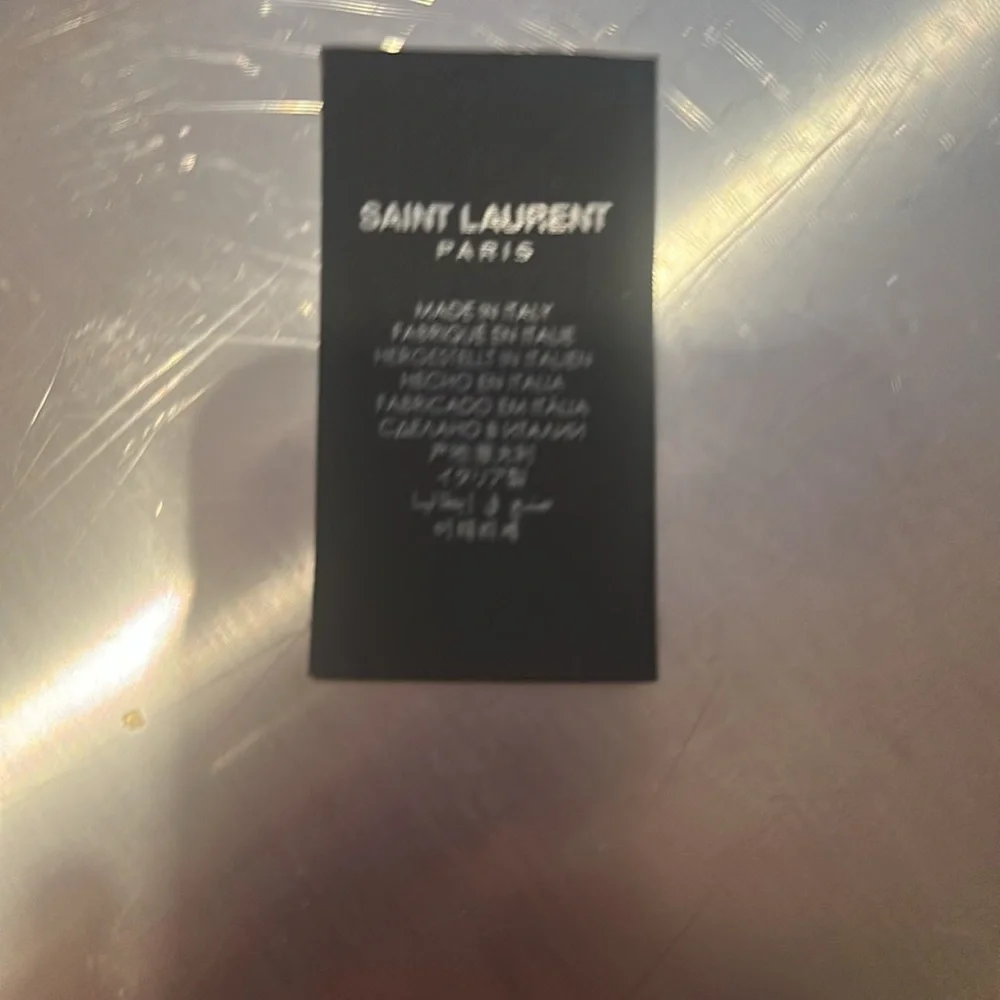 Saint Laurent Crumpled White Flower Choker Necklace - Picture 2 of 7